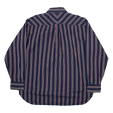 TOMMY HILFIGER Mens Shirt Blue Striped Long Sleeve XL