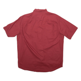 WRANGLER Mens Plain Shirt Red L