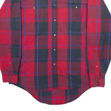 LEVI'S Mens Shirt Red Check Long Sleeve M
