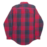 LEVI'S Mens Shirt Red Check Long Sleeve M