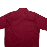 WRANGLER Mens Plain Shirt Red M