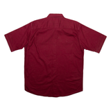 WRANGLER Mens Plain Shirt Red M