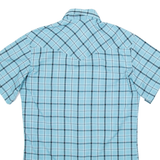 WRANGLER Mens Shirt Blue Check S