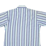 WRANGLER Mens Shirt Grey Striped XL