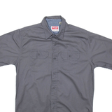 WRANGLER Mens Plain Shirt Grey S