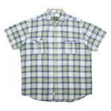 TIMBERLAND Mens Shirt Green Check L