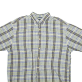 NAUTICA Mens Shirt Green Check L