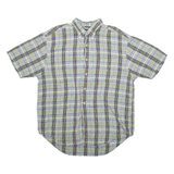 NAUTICA Mens Shirt Green Check L