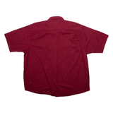 WRANGLER Mens Plain Shirt Red 2XL