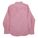 NAUTICA Mens Plain Shirt Red Long Sleeve L