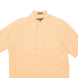 DKNY Mens Shirt Orange Gingham S