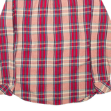DIESEL Womens Shirt Red Check Long Sleeve S