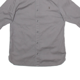 ALL SAINTS Mens Plain Shirt Grey M