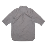 ALL SAINTS Mens Plain Shirt Grey M