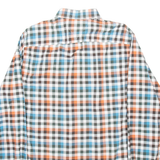 TOMMY HILFIGER Mens Shirt White Check Long Sleeve M
