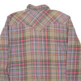 LEVI'S Mens Shirt Green Check Long Sleeve M