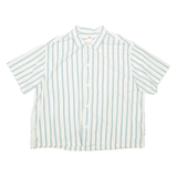 LEVI'S Mens Shirt White Striped XL
