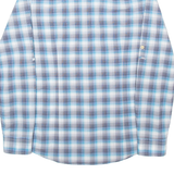 GUESS Slim Fit Mens Shirt Grey Check Long Sleeve S