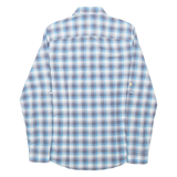 GUESS Slim Fit Mens Shirt Grey Check Long Sleeve S