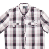 BENCH Womens Shirt Black Check XL