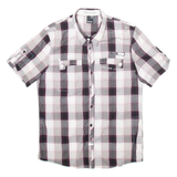 BENCH Womens Shirt Black Check XL