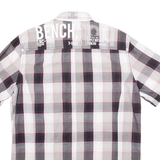BENCH Womens Shirt Black Check XL