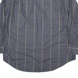 NAUTICA Mens Shirt Grey Pinstripe Long Sleeve XL