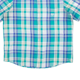 CHAPS Mens Shirt Blue Check XL