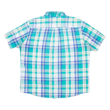 CHAPS Mens Shirt Blue Check XL