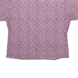HOLLIS RIVER Mens Shirt Purple Geometric 2XL