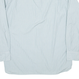 TOMMY HILFIGER Mens Shirt Green Pinstripe Long Sleeve XL