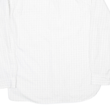 TOMMY HILFIGER Mens Shirt White Gingham Long Sleeve L