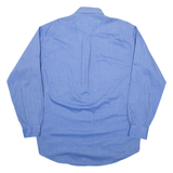 NAUTICA Mens Plain Shirt Blue Long Sleeve L