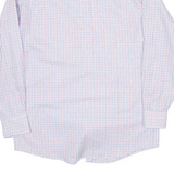 TOMMY HILFIGER Mens Shirt Blue Check Long Sleeve S