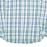 NAUTICA Mens Shirt Blue Check Long Sleeve XL