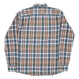TOMMY HILFIGER Mens Shirt Blue Check Long Sleeve M
