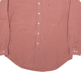 TOMMY HILFIGER Mens Shirt Red Check Long Sleeve XL