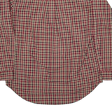 WRANGLER Rugged Wear Mens Shirt Red Check Long Sleeve L