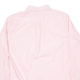 TOMMY HILFIGER Mens Plain Shirt Pink Long Sleeve L