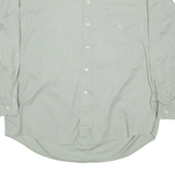 NAUTICA Mens Plain Shirt Grey Long Sleeve L