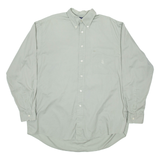 NAUTICA Mens Plain Shirt Grey Long Sleeve L