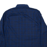 NAUTICA Mens Shirt Blue Check Long Sleeve 2XL