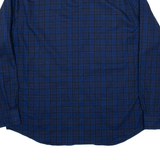 NAUTICA Mens Shirt Blue Check Long Sleeve 2XL
