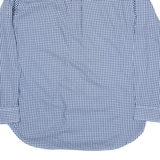 CHAPS Mens Shirt Blue Gingham Long Sleeve M