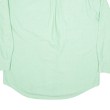 NAUTICA Mens Plain Shirt Green Long Sleeve XL