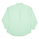 NAUTICA Mens Plain Shirt Green Long Sleeve XL