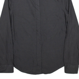 BEN SHERMAN Mens Plain Shirt Grey Long Sleeve XS