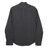 BEN SHERMAN Mens Plain Shirt Grey Long Sleeve XS