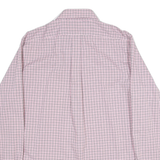 LAUREN RALPH LAUREN Fitted Mens Shirt Pink Check Long Sleeve L