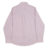 LAUREN RALPH LAUREN Fitted Mens Shirt Pink Check Long Sleeve L
